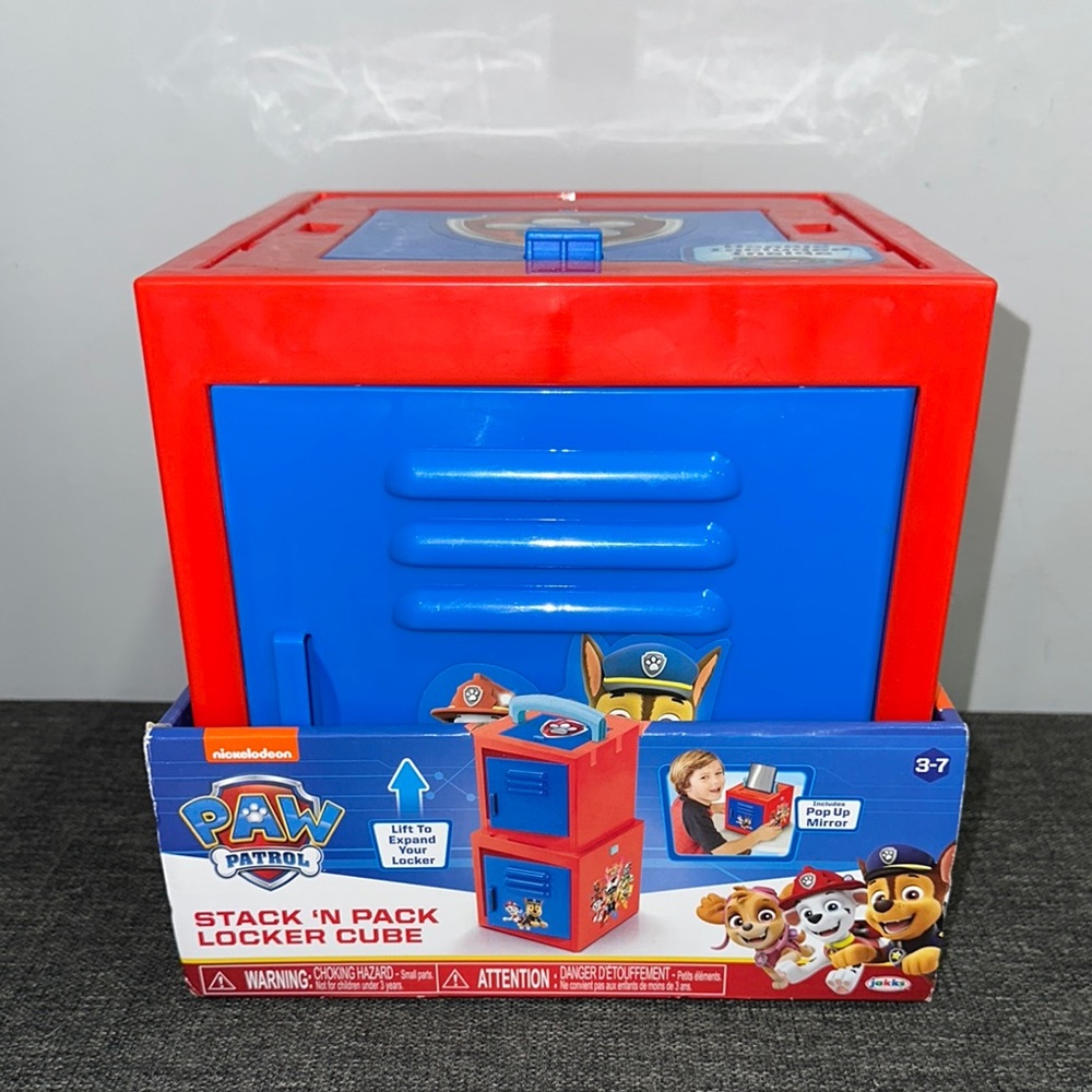 Paw Patrol Red and Blue Locker Cube